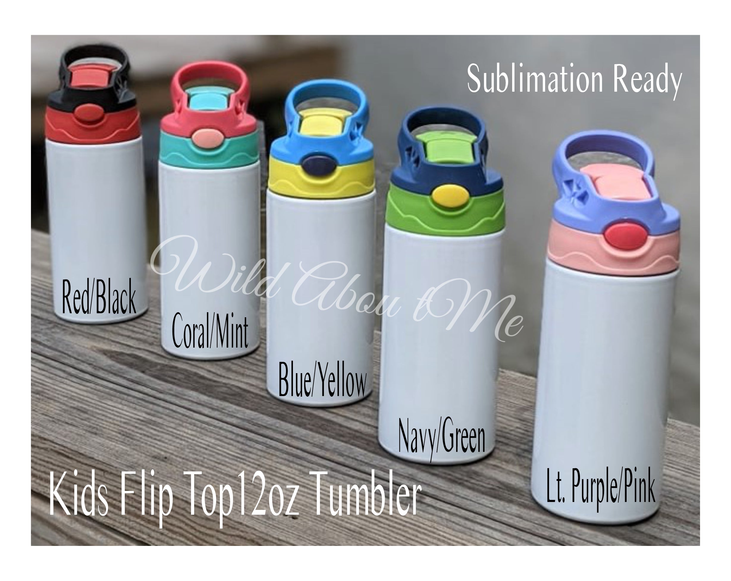 Sublimation Kids Tumbler , Sublimation Tumbler Blank , Red Green Water  Bottle , Kids Water Bottle , Sublimation Blank Water Bottle 